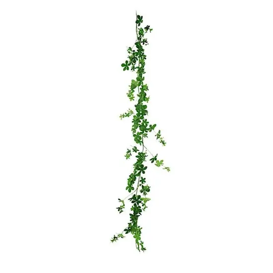72" long Green Extra Full Artificial Leaves Vine Garland {1}
