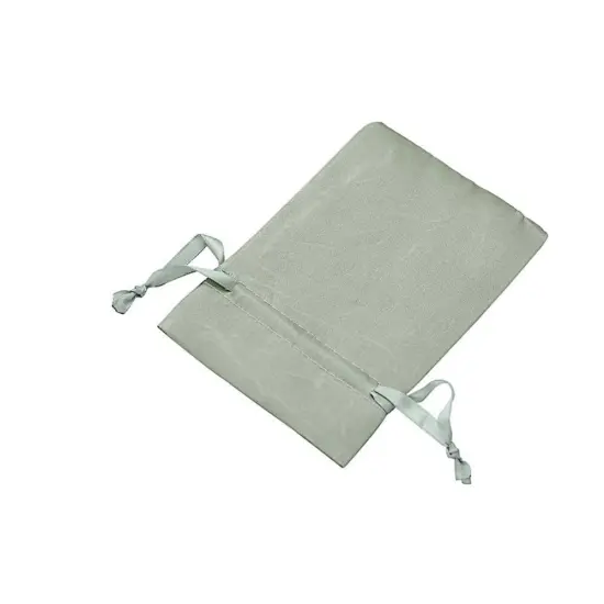 60 pcs 4x6 Satin Favor Drawstring Bags Sage green {2}
