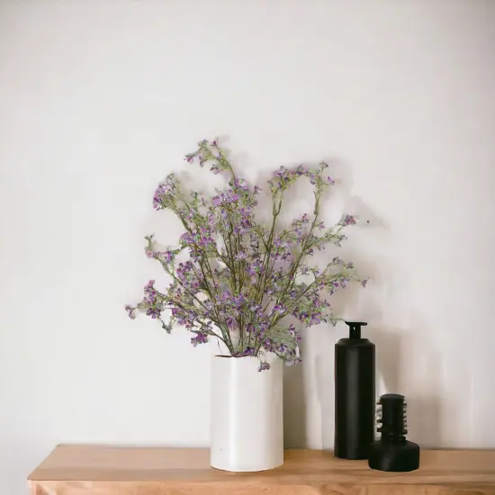 22" Mini Lavender Artificial Bush - 24-Pack with 14 Realistic Sprays, Ideal for Floral Arrangements & Home Decor - Elegant Year-Round Display, Floral Home by Artificial Flowers {4}