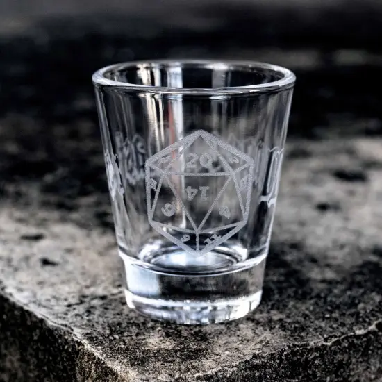 2oz Dungeon Master Shot glass {7}