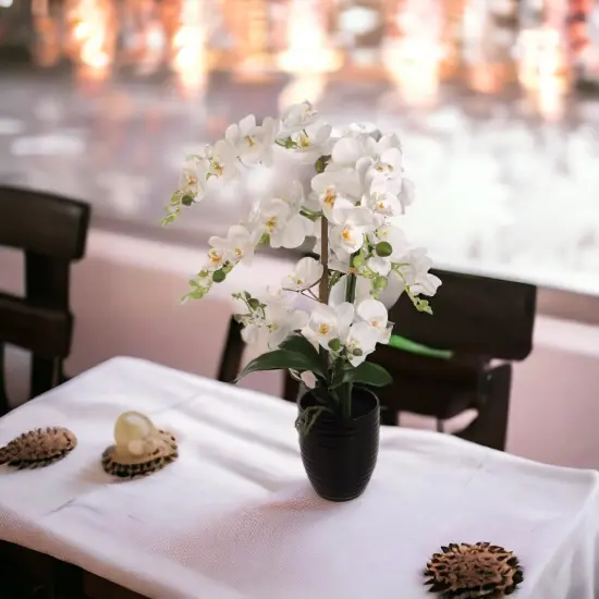 22-Inch Phalaenopsis Orchid Arrangement for Home and Office Floral D&eacute;cor, Floral Home by Artificial Flowers {5}