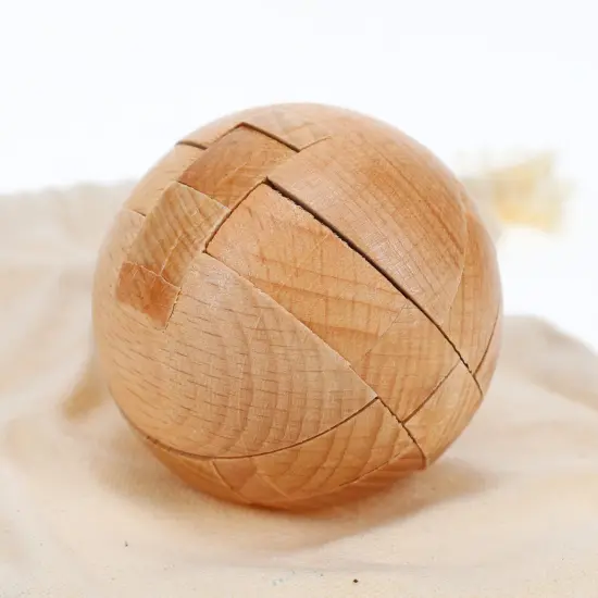 WE Games Solid Wood 3D Sphere Puzzle {4}