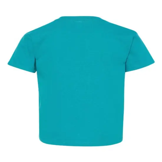 Gildan&reg; Heavy Cotton Youth Crewneck Short Sleeve T-Shirt - 5000B Tropical Blue {3}