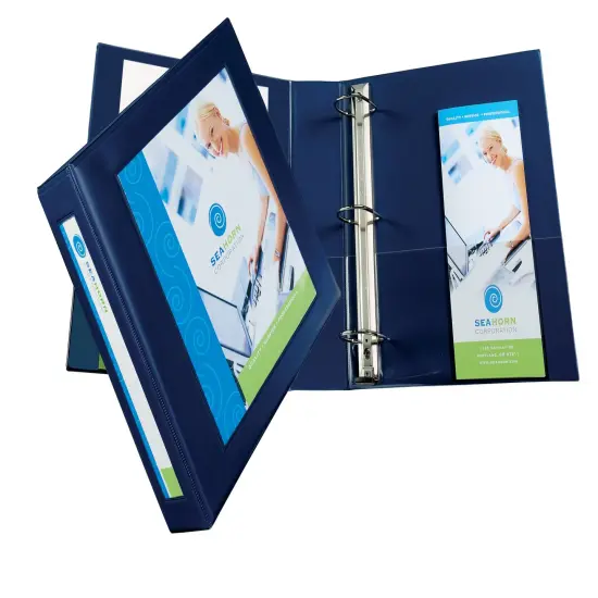 Avery Heavy-Duty Framed View 3-Ring Binder, 2" One Touch EZD Rings, 1 Navy Blue Binder (68033) {1}