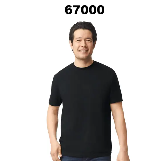 Gildan&reg; Softstyle Crewneck Short Sleeve CVC T-Shirt Gunmetal {4}