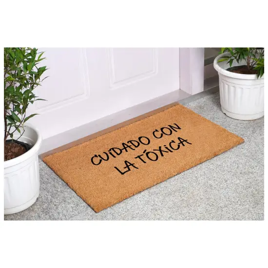 Cuidado Con La Toxica Spanish Doormat {2}