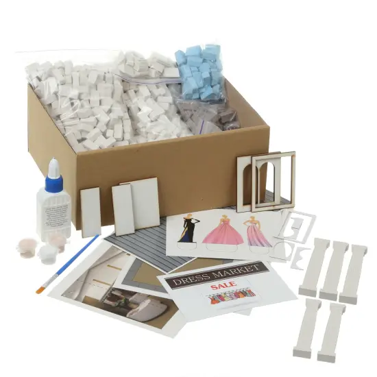 Mini Bricks Construction Set - Dress Market {6}