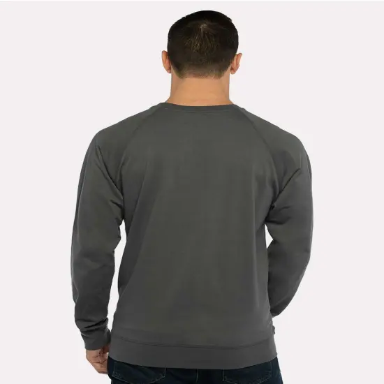 Laguna Raglan Lonf Sleeve Crewneck Sweatshirt Heavy metal {5}