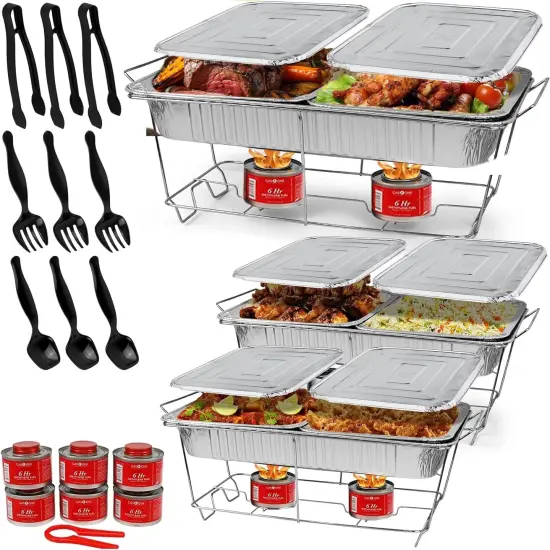 33-Piece Disposable Chafing Buffet Set {1}