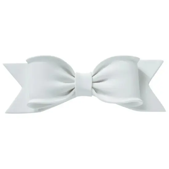 White Gum Paste Bows cake toppers {2}