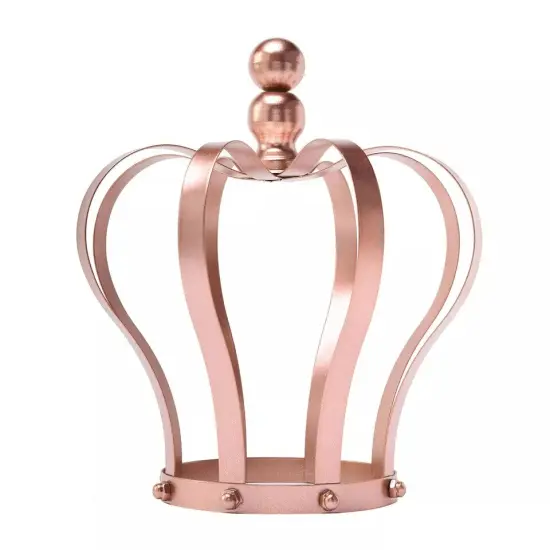 ROSE GOLD 9" tall Metal Crown Cake Topper Cupcake Events Centerpiece {1}