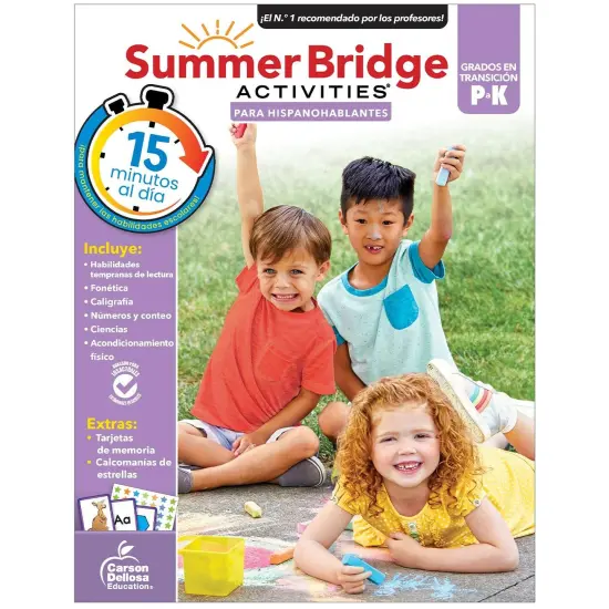 Summer Bridge Activities Spanish, Grade PreK-K {1}