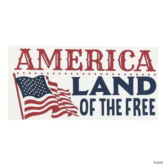 America Land of the Free Sign {1}