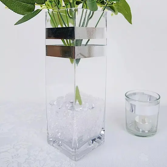 SILVER 3/4" x 100 yards Metallic Polyester Arts and Crafts TAPE ROLL {1}