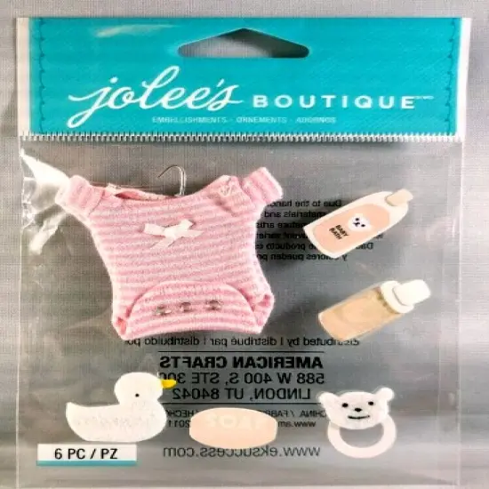 Jolee's Boutique Baby Girl Outfit Dimensional Stickers {1}