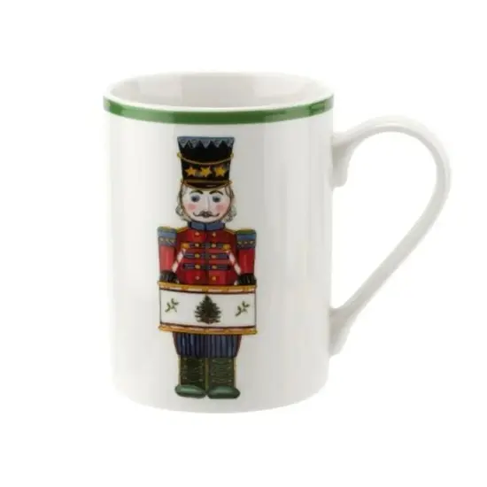 Spode Christmas Tree Nutcracker Set of 2 Mugs and Tray {3}