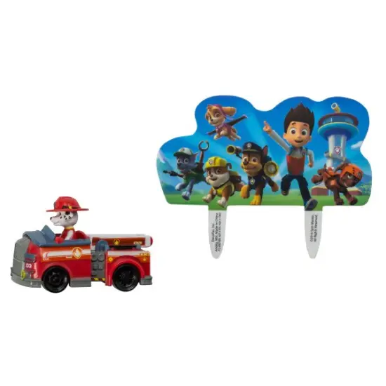 PAW Patrol Just Yelp for Help Firetruck Set Cake Kit Topper {2}