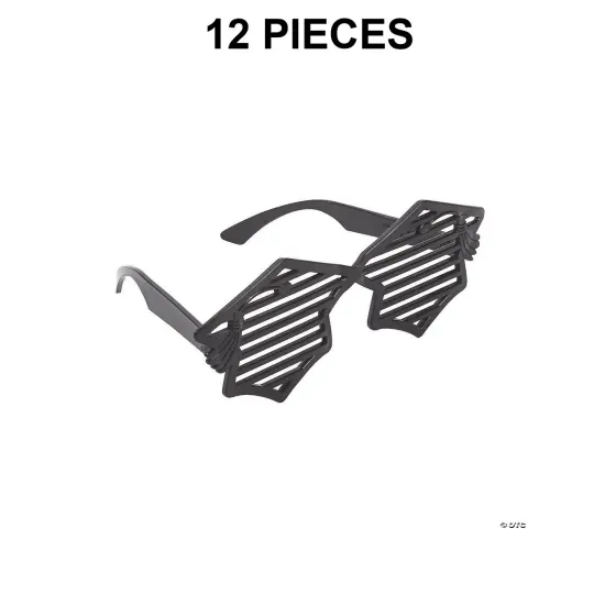 6 1/2" x 5" Graduation Cap Plastic Novelty Shutter Glasses 12 Pc. {1}