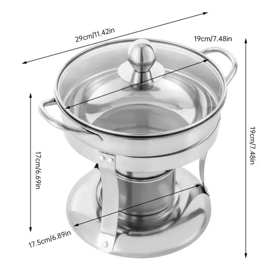 4Pack Chafing Dish with Food Warmer Set {3}