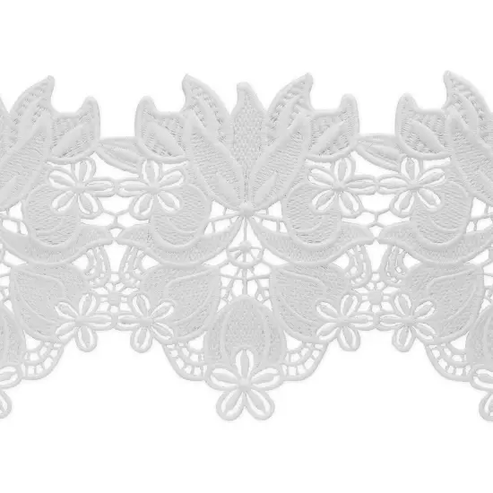 10 Yards of Cicilia Embroidered Designer Venice Trim | 10 yard cut {1}