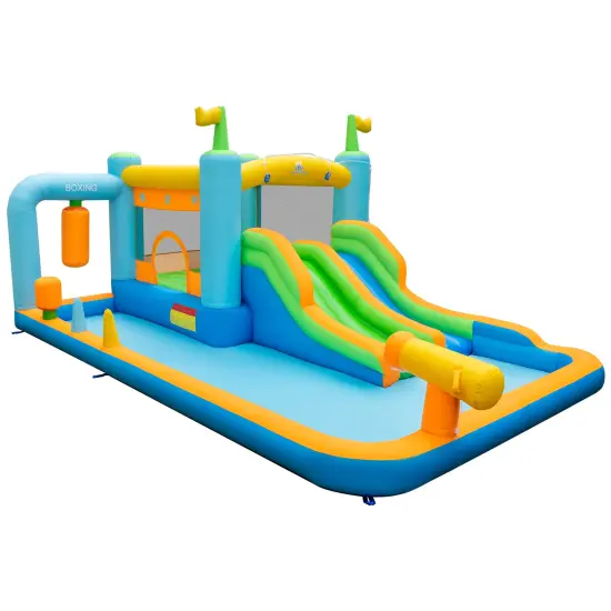 Giant Inflatable Water Slide For Kids Aged 3-10 Years (without Blower) {3}