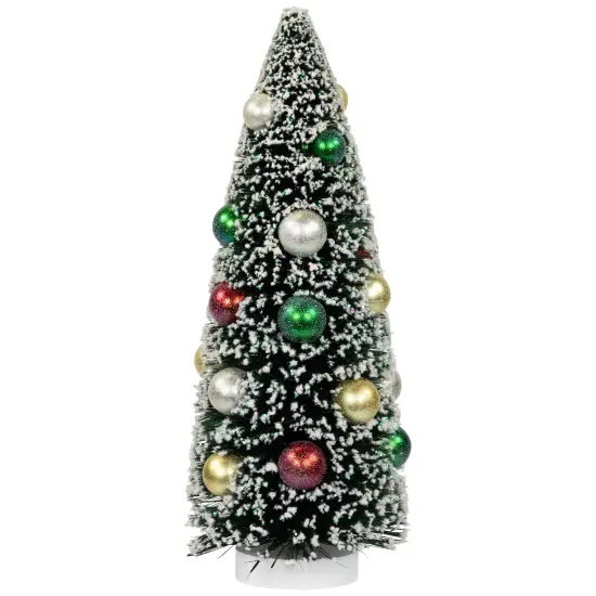 Northlight 12&rdquo; Green Frosted Sisal Pine Artificial Tree Christmas Tabletop Decor {1}