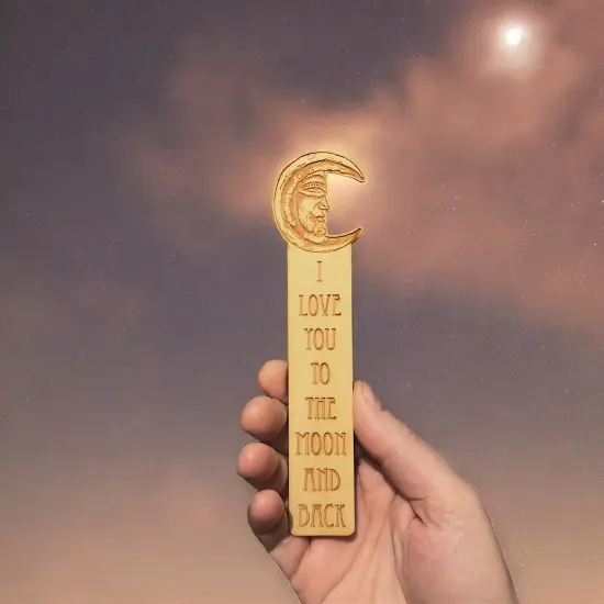 Bookmark - I Love You to the Moon and Back {2}