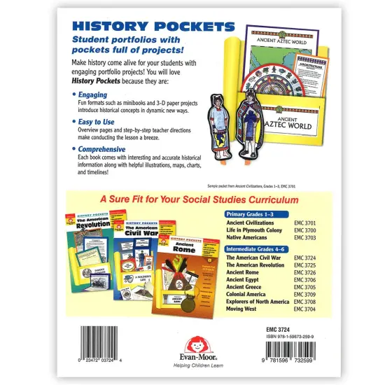 History Pockets: The American Civil War Book, Teacher Resource, Grades 4-6 {2}