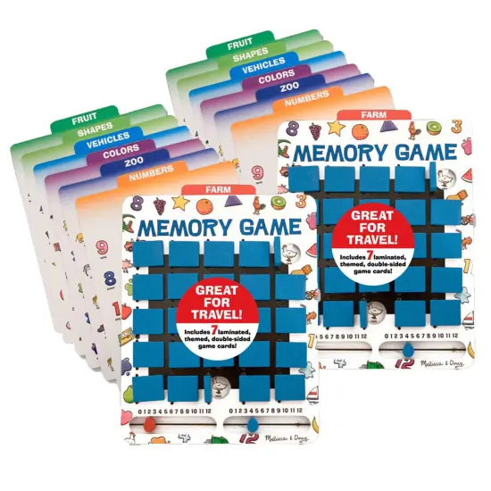 Flip to Win Memory Game, Pack of 2 {1}