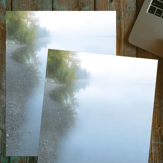 Great Papers! Rivers Edge Stationery Letterhead, Invitations and Announcements, Printer Friendly, 8.5"x11", 80 Pack {3}