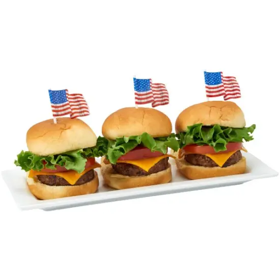 American Flag Paper themed Cupcake Cake Decorating pics 12 set {2}