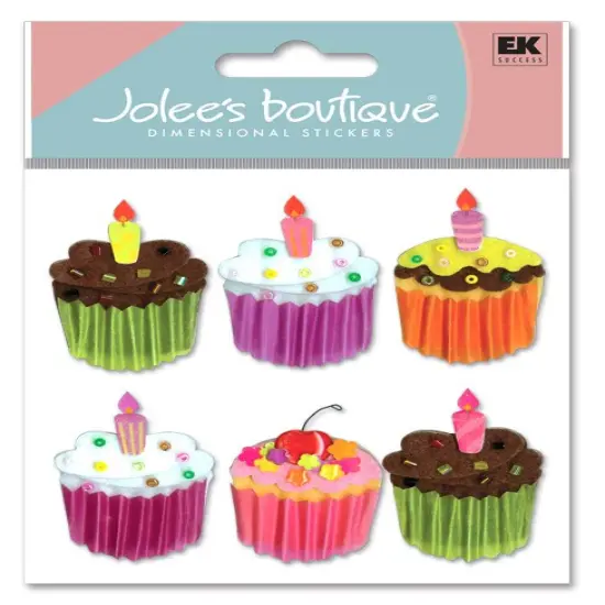 Jolee's Boutique Cupcakes Dimensional Stickers {1}