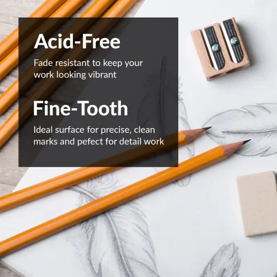 Sketch Book Pack 9 x 12 inches Pad, 2 Pack 100 Sheets Spiral Bound 65lb/100gsm, Acid Free Sketchbook Art Professional Artist Sketch Book for Drawing Painting Writing Paper Adults Kids Beginners {4}