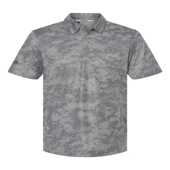 Adidas&reg; Camo Polo Grey three {1}