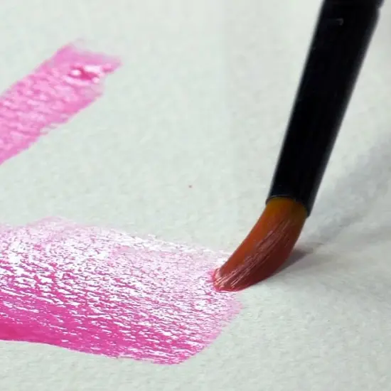 Creative Mark Best Golden Taklon Paint Brushes- Try-Me Watercolor Set of 7- Multi-Diameter Natural Bristle Watercolor Brushes- Short Handle Paint Brush For Artists, Watercolor, Acrylic Paint & Gouache {4}