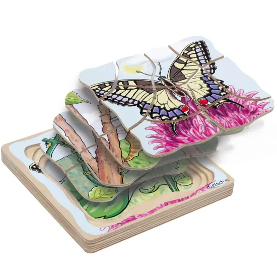 Beleduc - Layer Puzzle Butterfly {1}