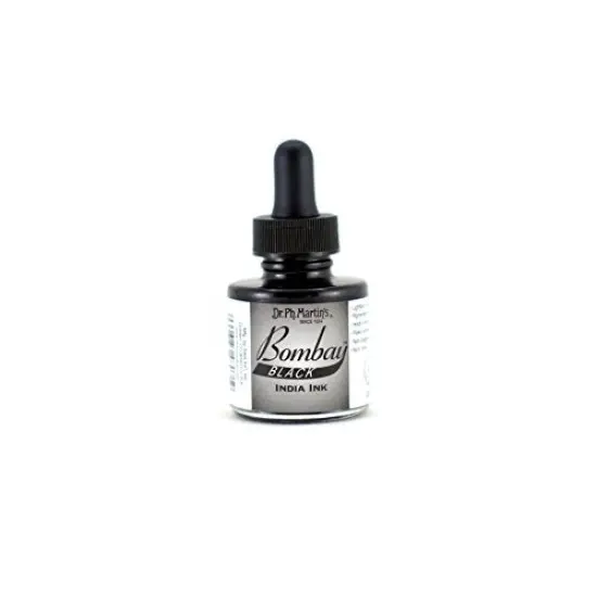 Bombay India (7BY) Ink Bottle, 1.0 oz, Black {2}