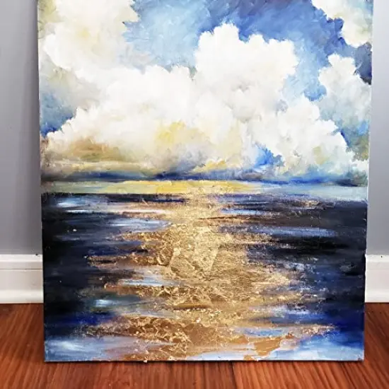 100 Gold Leaf Sheets,5.5" Gold Foil Paper for Arts Craft, Painting, Gilding, Slime, Nail Design, Furniture Decoration {3}