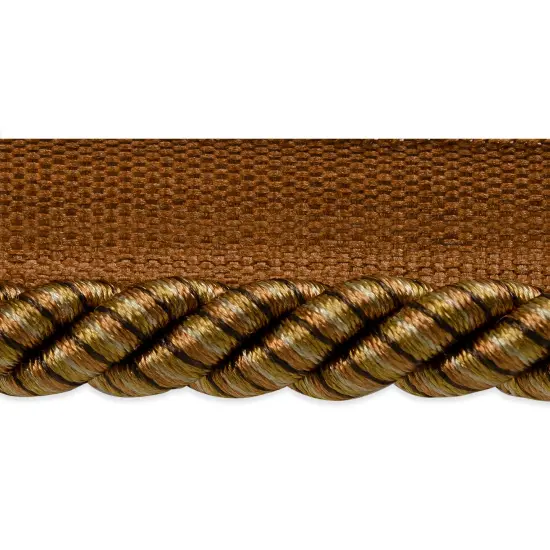 20 yards of Leona 3/8" Twisted Lip Cord Trim | 20 yard cut Brown/ Cinnamon {1}