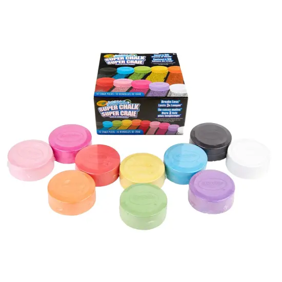 10ct Super Chalk Crayola {1}