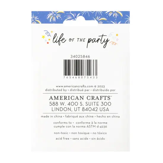 American Crafts Life Of The Party Ink Pads-4/Pkg {2}