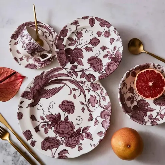 Spode Kingsley 5 Piece Dinnerware Place Setting, Made from Finest Earthenware {4}