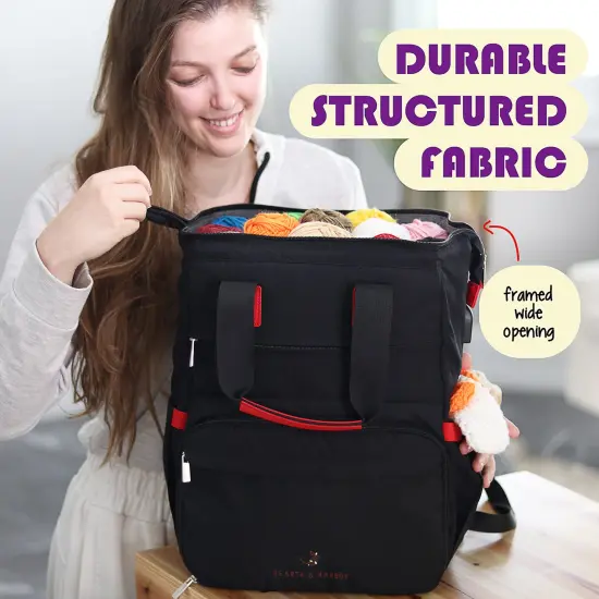 Hearth & Harbor Crochet Backpack Organizer Kit {9}