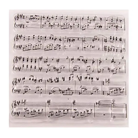 4 Pieces/Set Background Rubber Clear Stamp for Card Making Decoration and Scrapbooking {4}