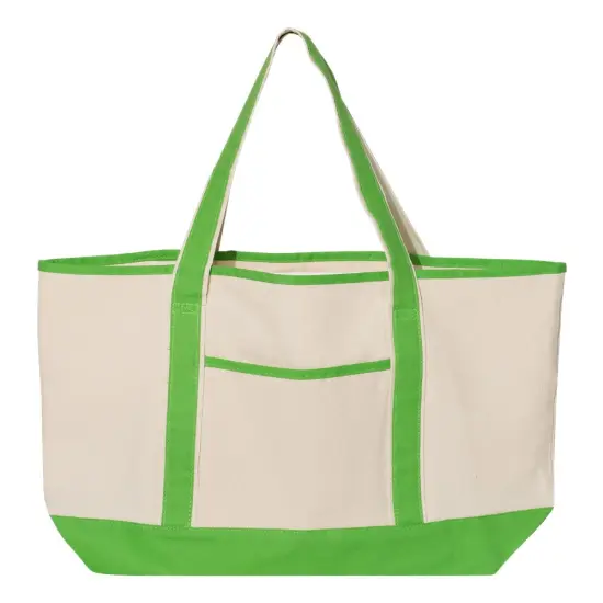 Large Canvas&reg; - Deluxe Tote 34.6L - Elevate Your Everyday Carry with Unmatched Elegance Natural/ royal {6}