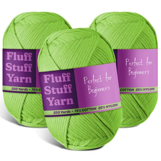 Hearth & Harbor Cotton Yarn Skeins Grass Green {1}