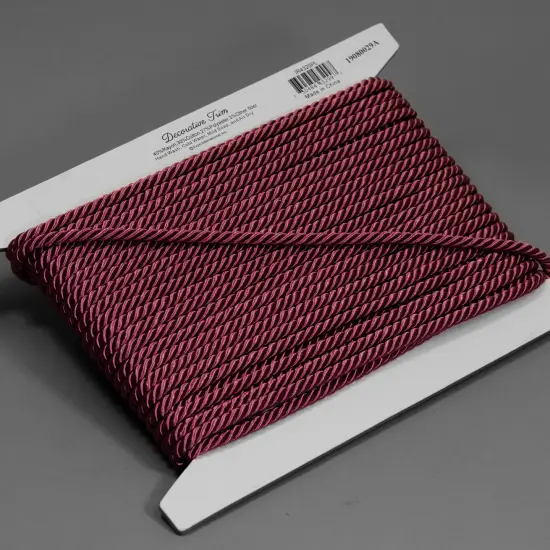 20 yards of Charlotte 3/16" Twisted Cord Trim | 20 yard cut Wine {3}