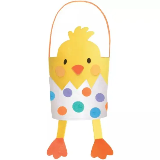 Felt Easter Basket Chick, 1ct {1}