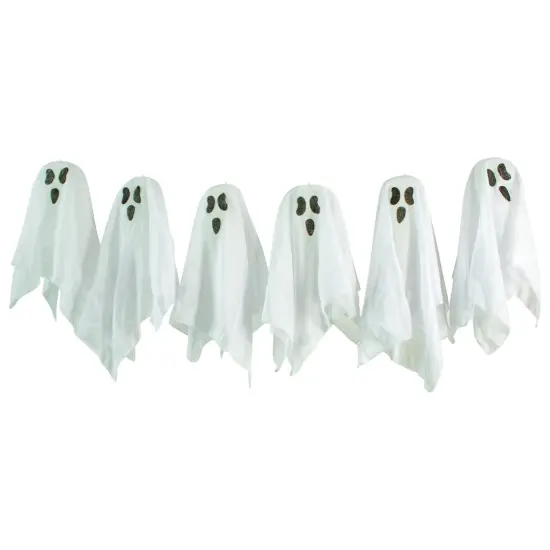 Northlight Lighted Ghost Family Halloween Decorations - 6-Piece White {5}
