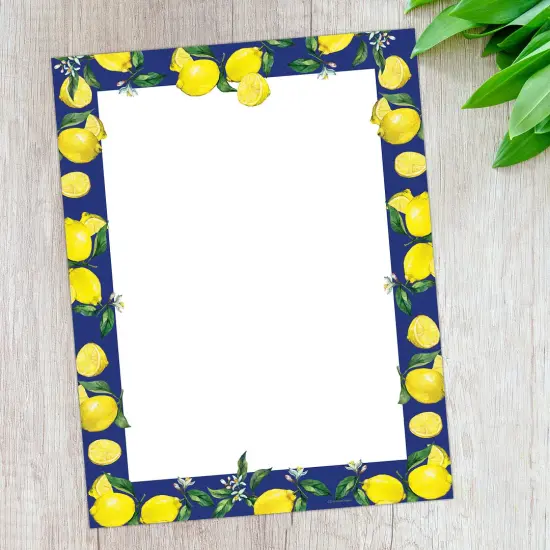 Great Papers! Lemon Drop Stationery Letterhead, Invitations and Announcements, Printer Friendly, 8.5"x11", 80 Pack {3}